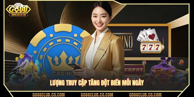 Lượng truy cập tăng đột biến mỗi ngày